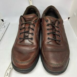 Rockport Ecco Oxford‎ Reddish Brown Leather Shoes Men 11M